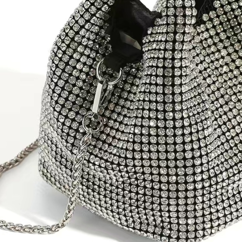Sliver Rhinestone Bag/Crossbody - Picture 15 of 16